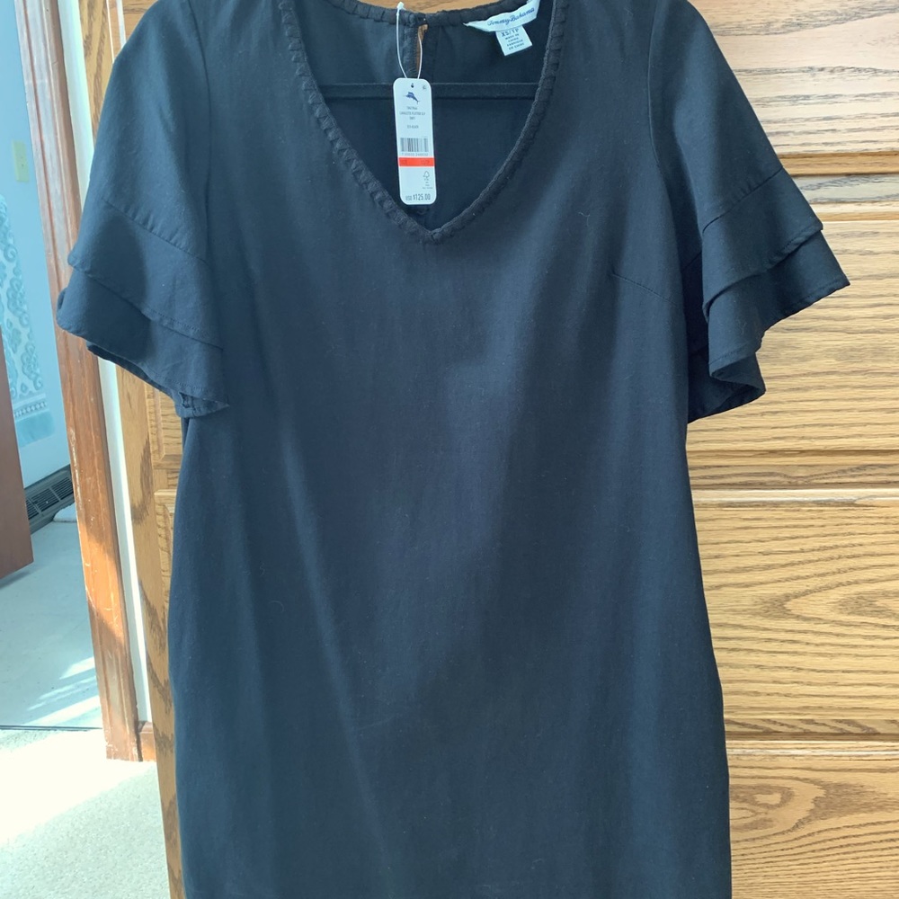 Tommy Bahama Flutter Sleeve Shift Dress szXS